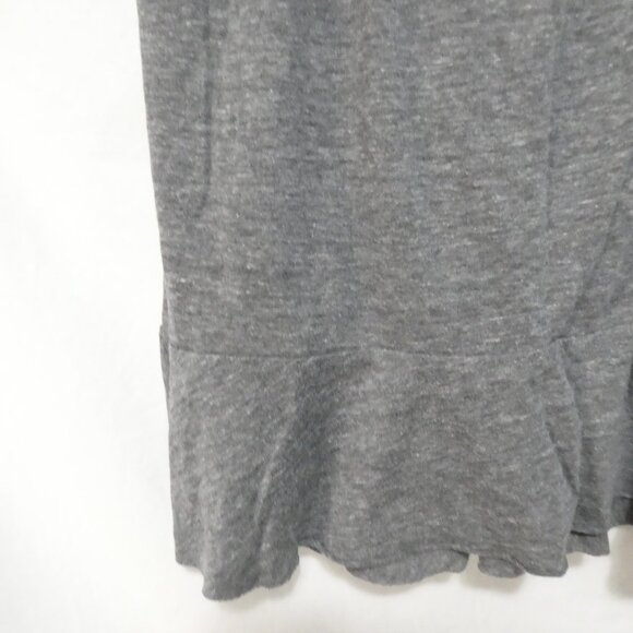 DKNY JEANS | size 14/16 W | Grey Ruffled Spaghetti Strap Top - Picture 12 of 13